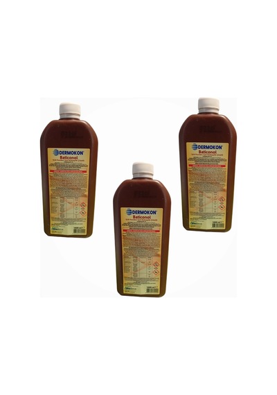 Dermokon Batikon Antiseptik Çözelti 1000ml - 3 Adet