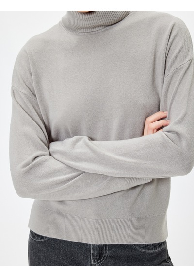 Koton Basic Triko Boğazlı Kazak Uzun Kollu Yumuşak Dokulu Gri Melanj 5wak90305ht GRİ MELANJ Gri Melanj Koton Basic Triko Boğazlı Kazak Uzun Kollu Yumuşak Dokulu Gri Melanj 5wak90305ht GRİ MELANJ Gri Melanj