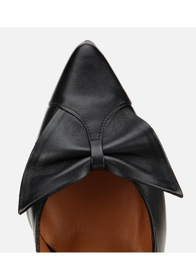 Hotiç Kadın Deri Siyah Fiyonk Detaylı İnce Topuklu Stiletto 01ayh315460a100 01ayh315460a100 Siyah