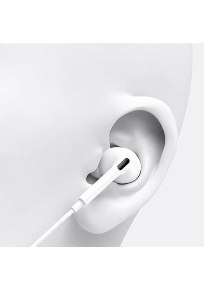 Type-c Silikonlu Kablolu Kulaklık Mikrofonlu Hd Ses, Gürültü Engelleme, Tüm Type-c Telefonlarla Uy