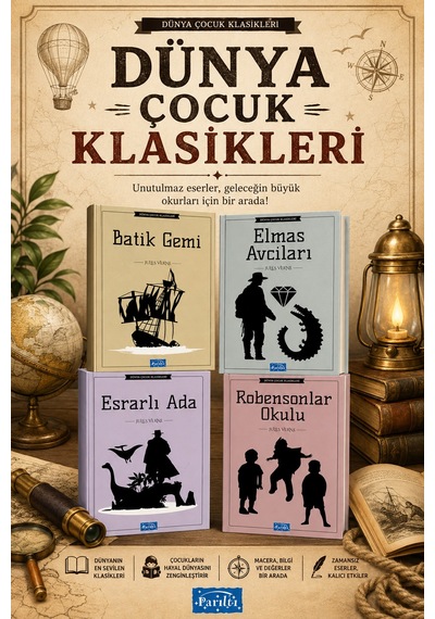 4 Kitaplı Dünya Çocuk Klasikleri Seti - 4. 5. 6. 7. Ve 8. Sınıflar İçin Öğretmen Tavsiyeli Okumayı Sevdiren-13