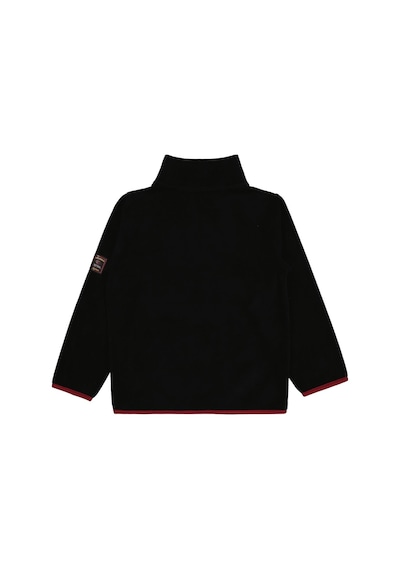 Civil Boys Fermuarlı Armalı Polar 6-9 Yaş Sweatshirt - Siyah