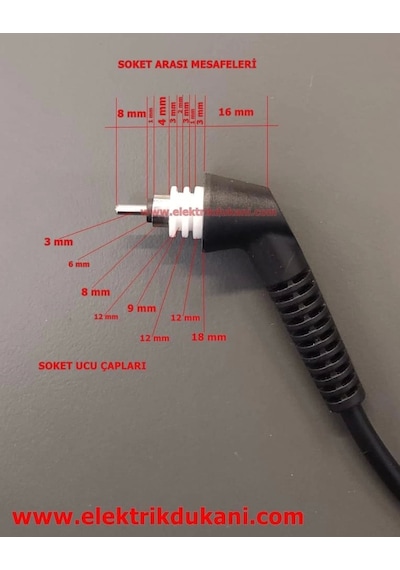 Saç Düzleştirici Güç Kablosu Tip 5