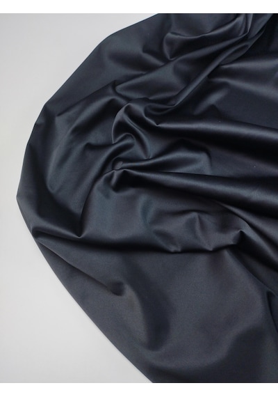 Siyah Renkte Mat Saten Kumaş 140x250cm-10681 Siyah