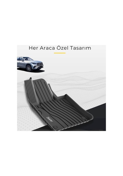 Mercedes Gle W166 2016-2019 Araca Özel Tpe Paspas Seti