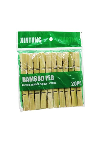 20pcs Ahşap Bambu Mandal 4457 25+ Tr Diğer