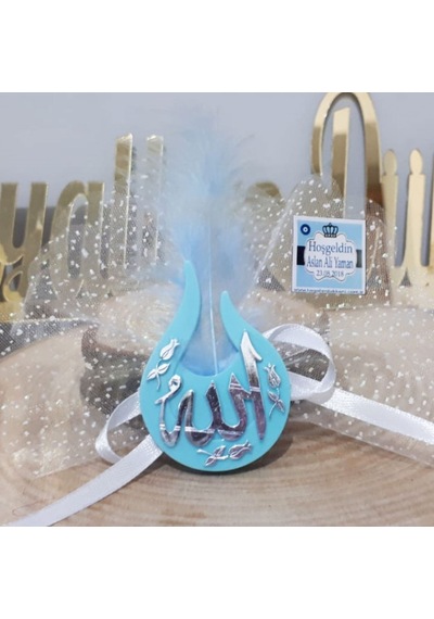 Renkli Lale Lafızlı Magnet Bebek Hediyelik 30 Adet