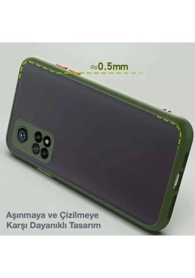 Xiaomi Mi 10t - Mi 10t Pro Kamera Korumalı Premium Silikon Kılıf- 5775 Yeşil
