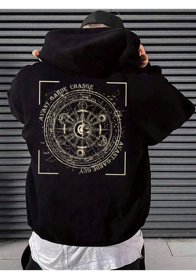 Altamira Erkek Avant Sırt Baskılı Oversize Kapşonlu Sweatshirt 001