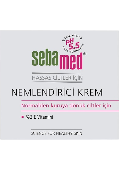 Sebamed %2 Vitamin E İçeren Nemlendirici Yüz ve Boyun Cilt Bakım Kremi – Günlük Bakım - 75 ML