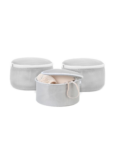 Ocean Home Textile 3'lü Gri Renk İç Çamaşırı Yıkama Filesi Set