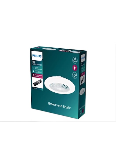 Philips Amigo Fanlı Tavan Lambası 42w Vantilatör + 20 W Aydınlatma Gücü