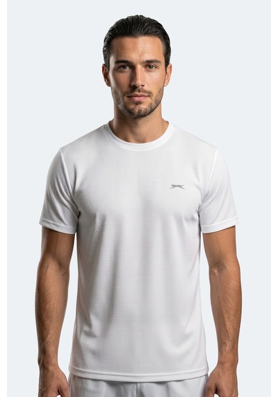 Slazenger Hıjack I Erkek Beyaz Tişört