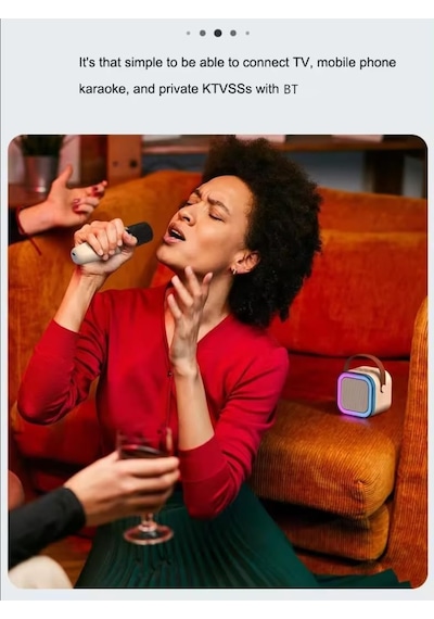 Coverzone Kablosuz Mikrofonlu Karaoke Makinesi Ent- Taşınabilir Bluetooth Hoparlör Seti Bas Tiz Ayarlı Retro Hoparlör Yetişkinler Ve Çocuklar İçin Hafıza Kartı Ve Usb 10x10x6cm Çiftli K12 - Krem Coverzone Kablosuz Mikrofonlu Karaoke Makinesi Ent- Taşınabilir Bluetooth Hoparlör Seti Bas Tiz Ayarlı Retro Hoparlör Yetişkinler Ve Çocuklar İçin Hafıza Kartı Ve Usb 10x10x6cm Çiftli K12 - Krem
