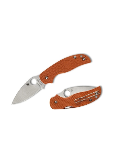 Spyderco Sage 5 Burnt Orange Lightweight Cpm Rex 121 Plainedge Kamp Çakı Turuncu