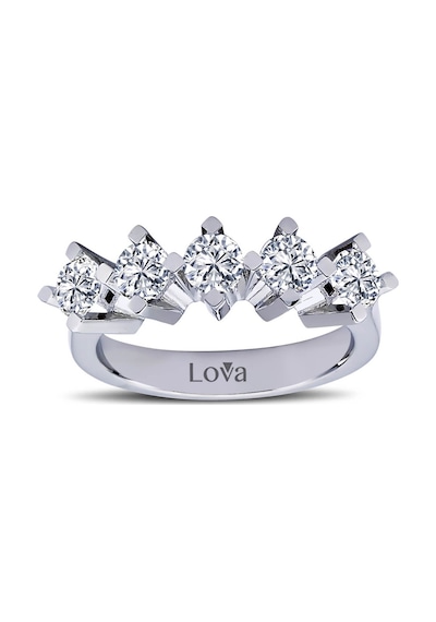 Lova F Renk 1,15 Karat Pırlanta Beştaş Yüzük - IDL Sertifikalı