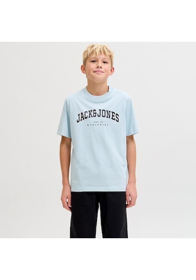 Jack & Jones Jack&jones Caleb Varsity Erkek Çocuk Mavi Tişört