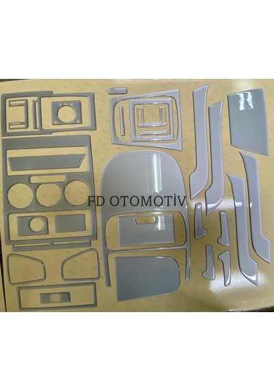 Opel Astra G Gümüş Gri ( Full Set ) Konsol Kaplama