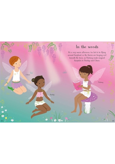 Little Sticker Dolly Dressing Summertime Fairies Usborne Publishing