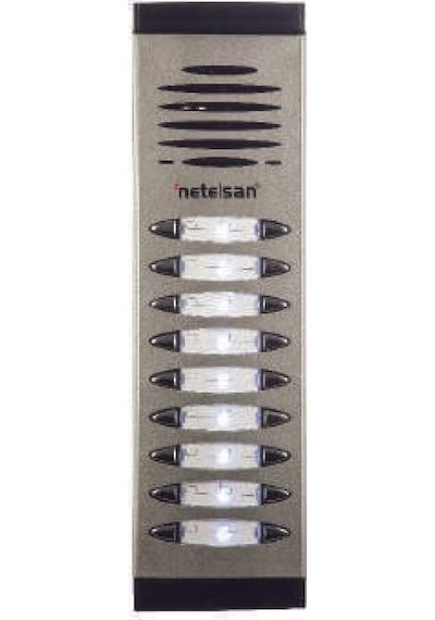 Netelsan M.u.dıa.00044 Diafonlu Zil Paneli 15-16 Buton Sayılı