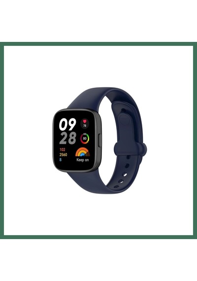 En-cag Redmi Watch 3 Origin Silikon Kordon - Lacivert Bss