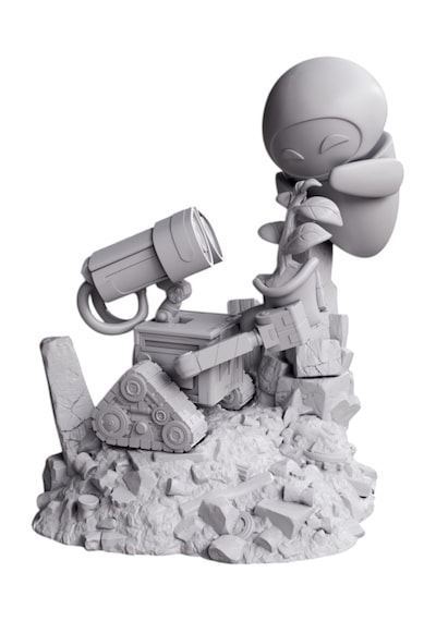 Premium Chibi Wall-e Ve Eve Figürü Pixar Koleksiyonu