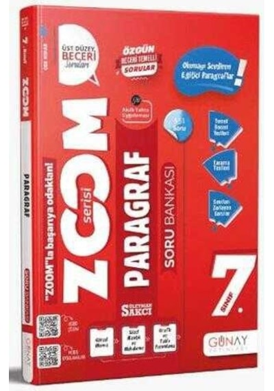 7. Sınıf Paragraf Soru Bankası Zoom