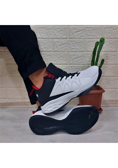 Jump 28652 Beyaz Boğazlı Basket Spor Ayakkabı Beyaz