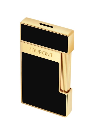 S.t. Dupont Lacquered Slimmy Siyah Puro Çakmağı 28222 - Tr8439