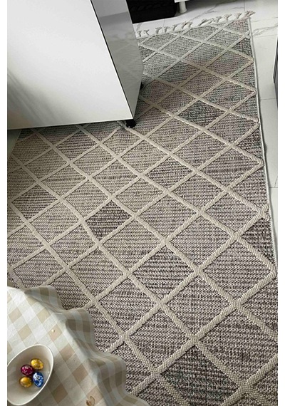 Mistral 1411 Krem - Salon, Koridor Yolluk , Mutfak, Antre, Yatak Ve Oturma Odası Halısı Krem 1