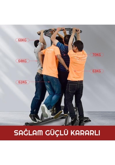 Exeo Antreman Güç Kulesi Şınav Barfiks Mekik Egzersiz İstasyonu