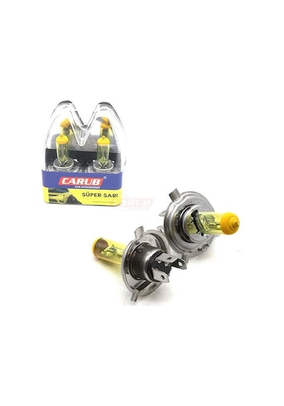 Carub Ampul 12v 90-100w H4 Süper Sarı Yellow 1 Tk