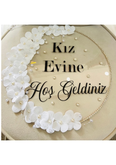 Kız Evine Hoşgeldiniz Kapı Süsü