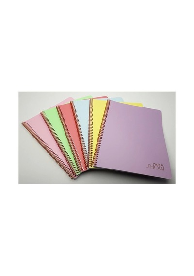 Keskin Color Keskin Pastel Show Pp Kapak Spiralli Defter A5 72 Yp. Çizgili 324511-99 Çok Renkli