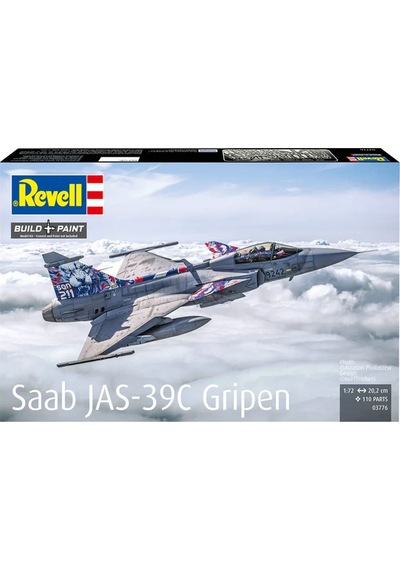 Revell Maket Model Kit Uçak Saab Jas-39c Gripen 3776