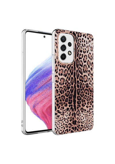Galaxy A33 5g Kılıf Zore Bella Kapak Leopar