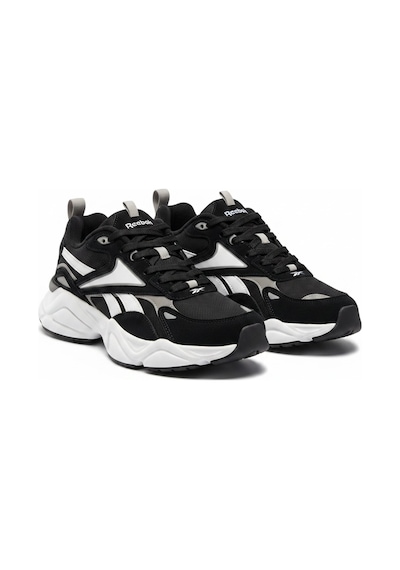 Reebok Charge Run Kalın Taban Fileli Sneaker Erkek Spor Günlük Ayakkabı Siyah-gri