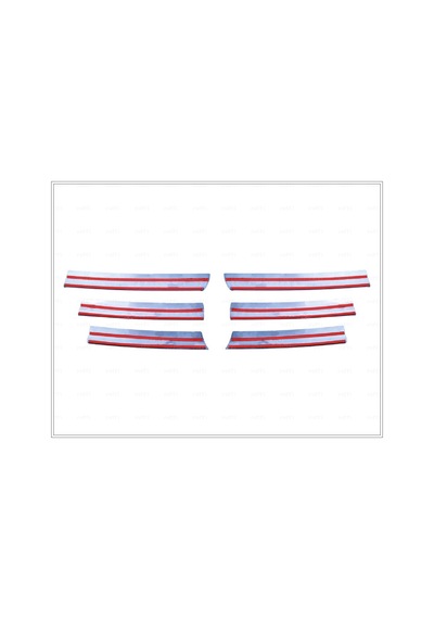 Famsotomotiv Vw T5 Caravelle Krom Ön Panjur 6 Prç. 2004-2010 P. Çelik