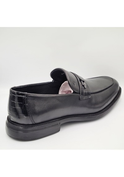 Greyder 67705 Siyah Hakiki Deri Erkek Loafer Klasik Ayakkabı Siyah