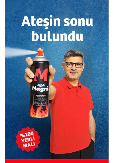 404 Magni Yangın Söndürücü Sprey 500 Ml - Yangın Savar