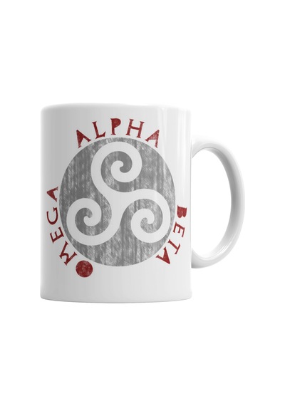 Teen Wolf Alpha Beta Omega Kupa Bardak Porselen No34546 Karışık