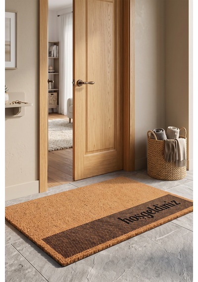 Villadia Home Textile Kapı Önü Paspası Kaymaz Taban Dekoratif Paspas Ev Giriş Antre İç Ve Dış Mekan Paspası 45x70 Cm 26ypycoco