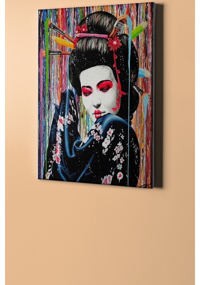Webstyle Sayılarla Boyama Seti Kasnaklı Boyalı Kadın 40 X 50 Cm