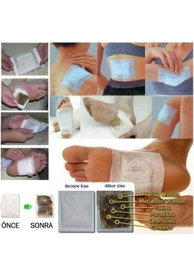 Detox Bandı - Kinoki Toksin Atıcı 10 Adet
