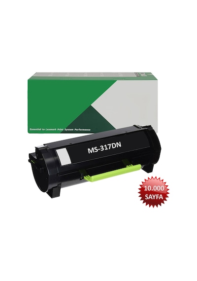 Lexmark Ms317Dn Uyumlu Toner - 10.000 Sayfa Kullanıma Hazır Ürün