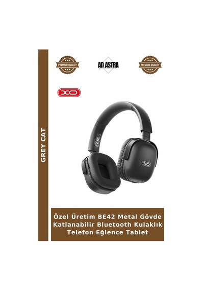 Özel Üretim Be42 Metal Gövde Katlanabilir Bluetooth Kulaklık Telefon Eğlence Tablet