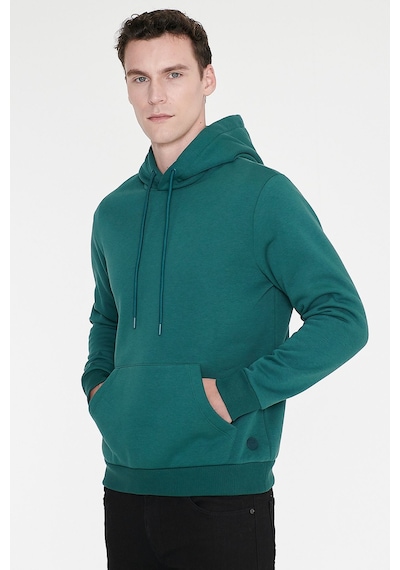 AC&Co / Altınyıldız Classics Erkek Koyu Yesıl Standart Fit Pamuklu Kapüşonlu Sweatshirt Koyu Yeşil AC&Co / Altınyıldız Classics Erkek Koyu Yesıl Standart Fit Pamuklu Kapüşonlu Sweatshirt Koyu Yeşil