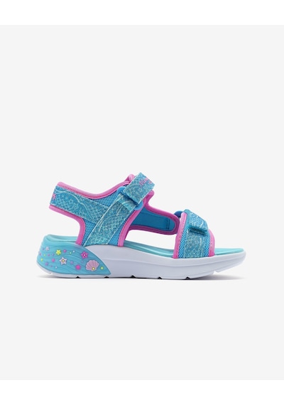 Skechers Mermaıd Dreams Sandal Büyük Kız Çocuk Mavi Işıklı Sandalet 303108l Blmt