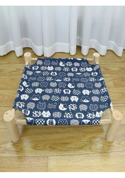 YCLSHOP Ayarlanabilir Kedi Hamak Yükseltilmiş Yatak Şezlong-SARI