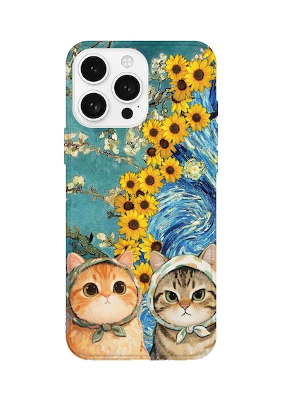 İphone 13 Pro Uyumlu Baskılı Şeffaf Telefon Kılıfı Koleksiyon: Kawaii Cat 5